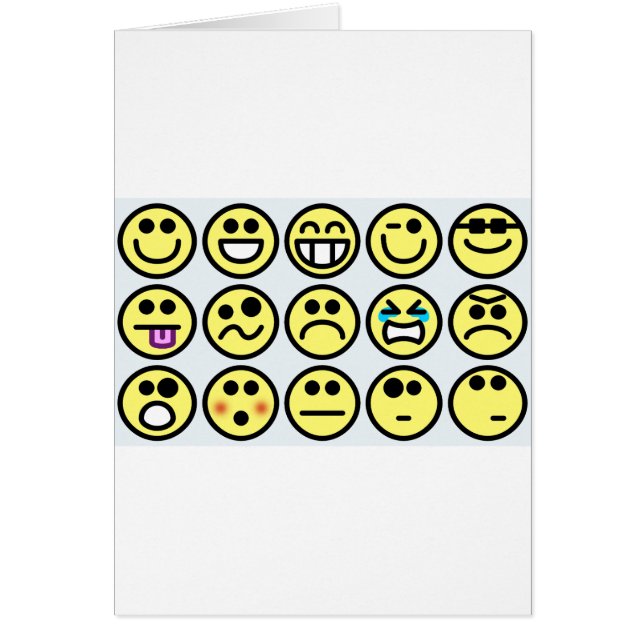 emoticon blij gezicht (Voorkant)