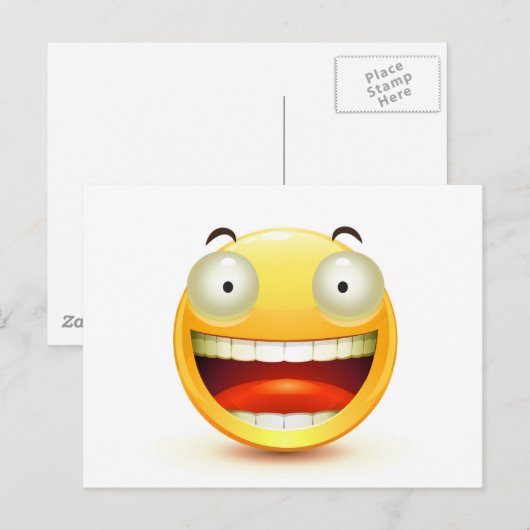 Emoticon Briefkaart (Voorkant / Achterkant)