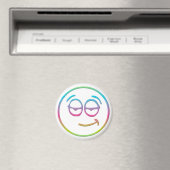 Emoticon " Chillin " Magneet (Insitu (Vaatwasser))