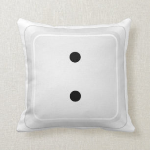 emoticon - colon Pillow Kussen