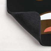 Emoticon Costume Easy Hwe geëxtrudeerd kant Muismat (Hoek)