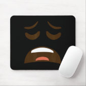 Emoticon Costume Easy Hwe geëxtrudeerd kant Muismat (Met muis)