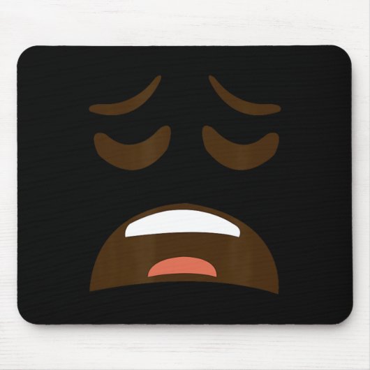 Emoticon Costume Easy Hwe geëxtrudeerd kant Muismat (Voorkant)