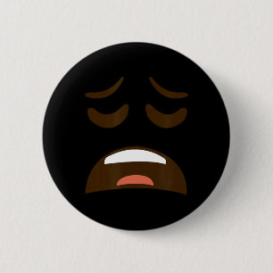 Emoticon Costume Easy Hwe geëxtrudeerd kant Ronde Button 5,7 Cm
