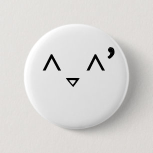 Emoticon: Embarrassed Ronde Button 5,7 Cm