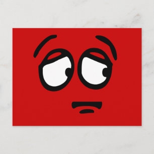 Emoticon Gepersonaliseerd Achtergrond Briefkaart