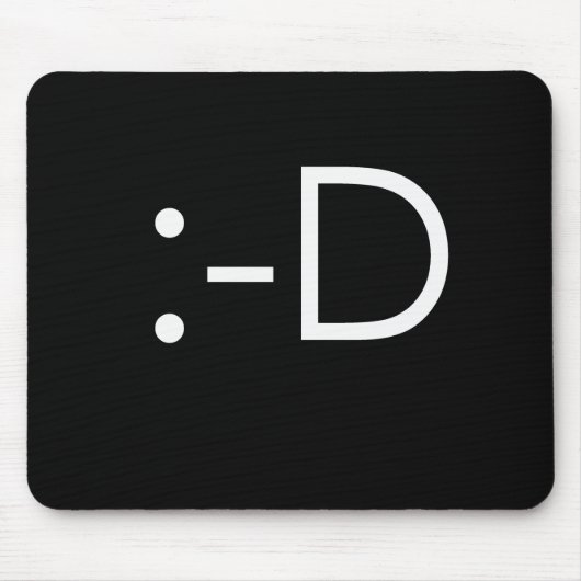 Emoticon - grin muismat (Voorkant)