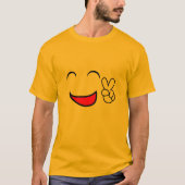 Emoticon Group Costume Peace Out T-shirt (Voorkant)