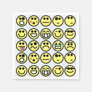 emoticon happy face luiers servetten
