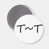 Emoticon: Huilen Magneet (Voorkant / Achterkant)