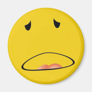 emoticon ik voel me ziek magneet