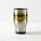 Emoticon Met Zonnebril Reisbeker (Center)