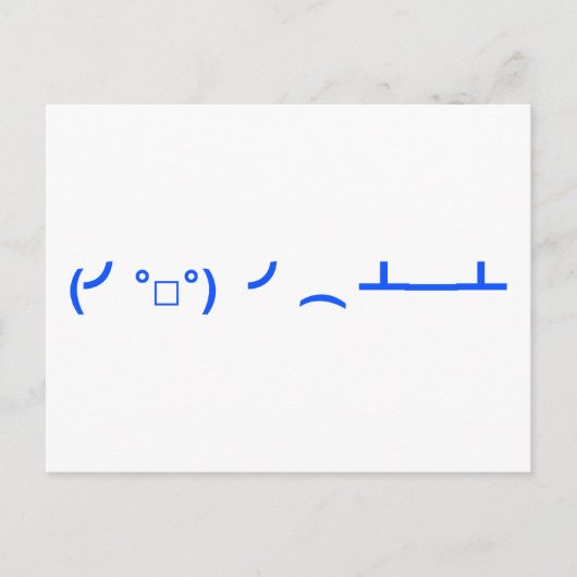 Emoticon-moticon Briefkaart (Voorkant)