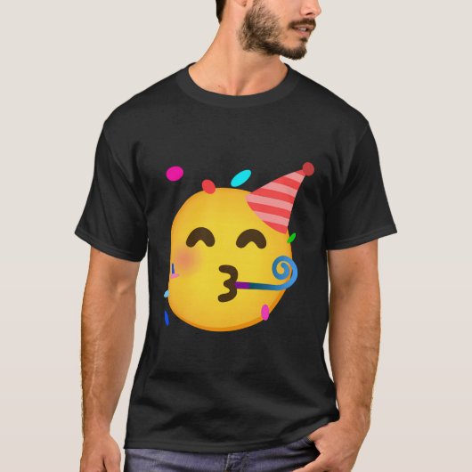 Emoticon Partace Birthday T-shirt (Voorkant)