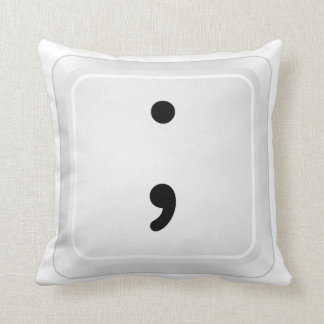 emoticon - puntkomma kussen