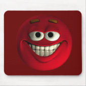 Emoticon Red Muismat (Voorkant)