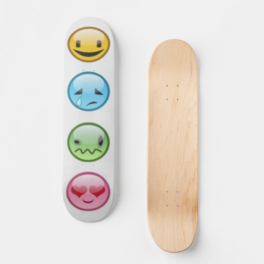 Emoticon Skateboard (Voorkant)