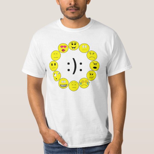 EMOTICON T-SHIRT (Voorkant)