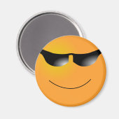 Emoticon Zonnebril Magneet (Voorkant / Achterkant)