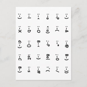 Emoticons Briefkaart