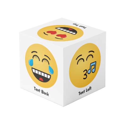 Emoticons Cube Kubus (Achter hoekig)