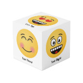 Emoticons Cube Kubus (Voorkant hoekig)