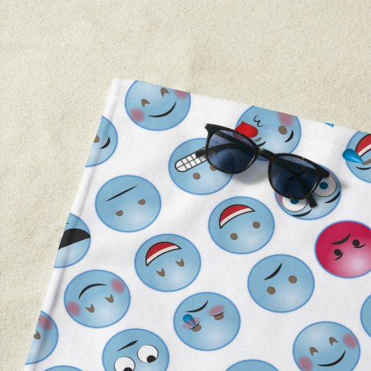 Emoticons Strandlaken (In situ)