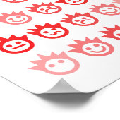 Emotie Gezichten Poster (Hoek)