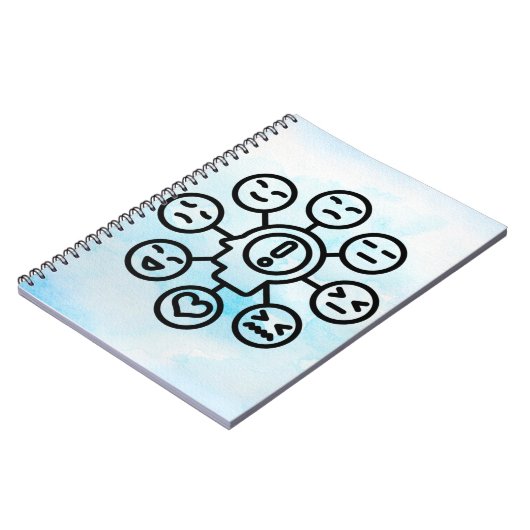 Emotie-Notitieboek: leg je gevoelens vast! Notitieboek (Linkerzijde)