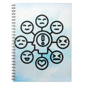 Emotie-Notitieboek: leg je gevoelens vast! Notitieboek (Voorkant)