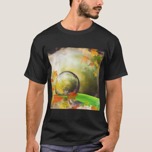 Emotie Stemming Grafische Achtergrond T-shirt (Voorkant)