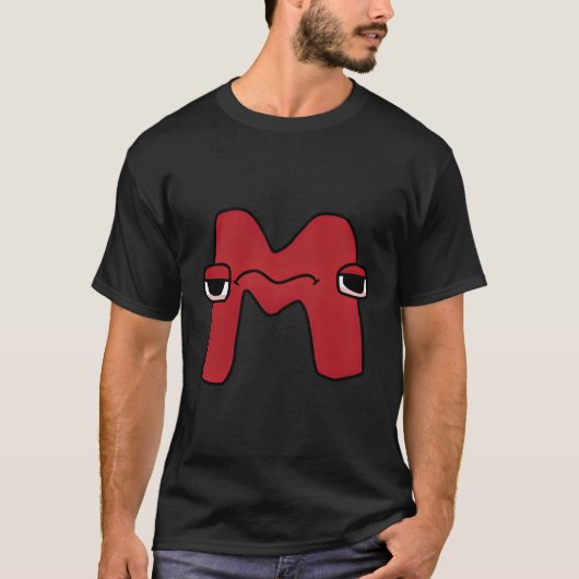 Emotiebrief M alfabet voor Lore T-shirt (Voorkant)