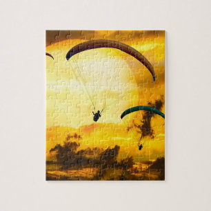 Emoties Adventure Fly Parachute Paragliding Legpuzzel