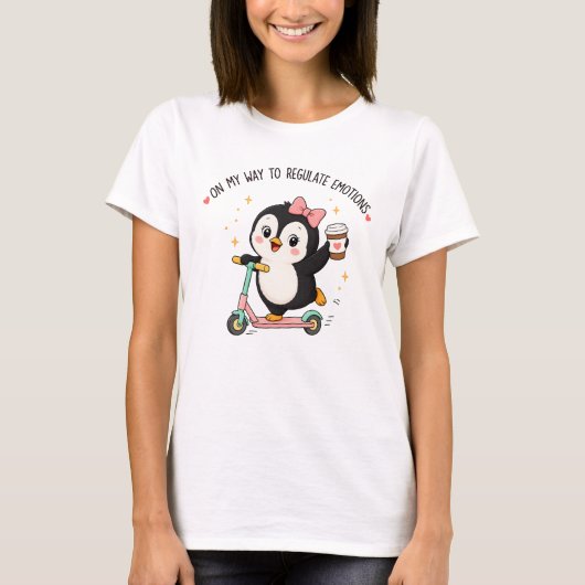 Emoties, Domme Gans, Adviesgeschenk T-shirt (Voorkant)