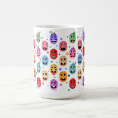 Emoties kleurige gezichten koffiemok (Center)