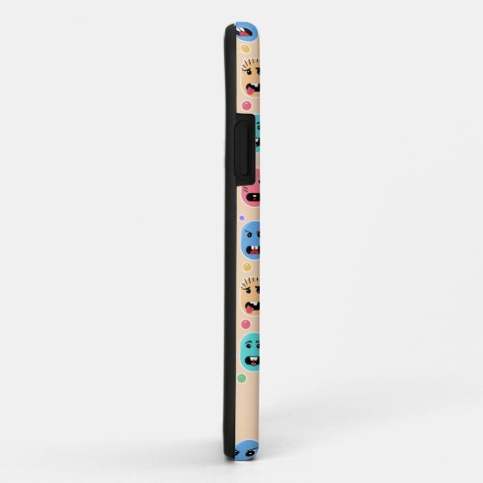 Emoties Kleurrijke Gezichten Aangepaste Naam Case-Mate iPhone Case (Achterkant/rechts)
