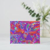 Emoties met kwadraten briefkaart (Staand voorkant)