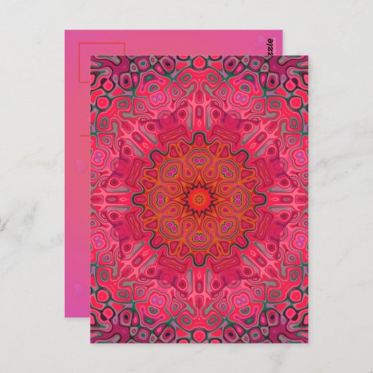 Emoties ontvouwen briefkaart (Voorkant / Achterkant)