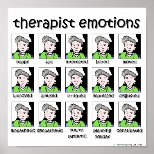 emoties poster (Voorkant)