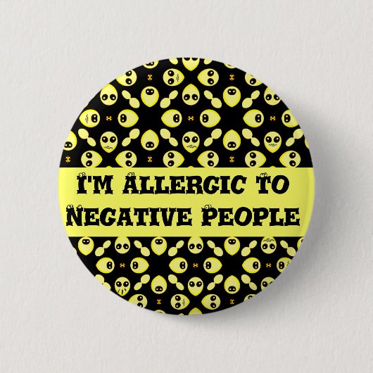 Emoties,Smile_ Ronde Button 5,7 Cm (Voorkant)