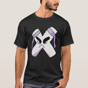 Emotietekst X-alfabet voor jongens meisjes T-shirt