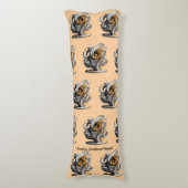 "Emotieve artistieke diepgang" Lichaamskussen (Voorkant Verticaal)