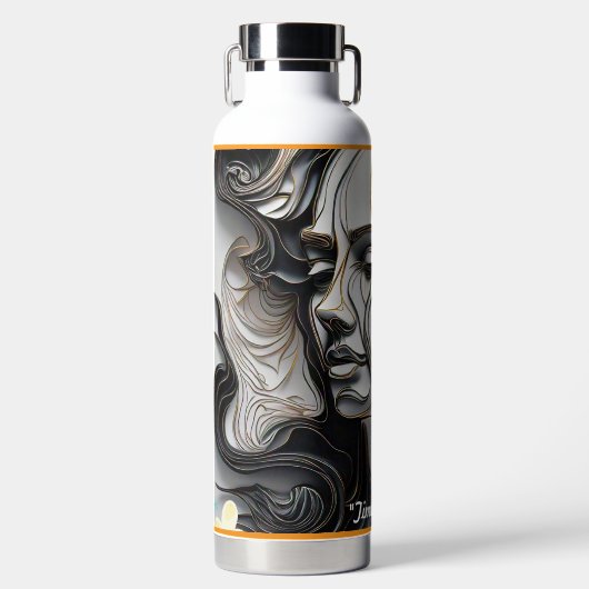 "Emotieve luxe" Waterfles (Voorkant)