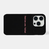 Emotion.exe Mislukt Minimaal Hoesje Tech Humor  iPhone Hoesje (Achterkant horizontaal)