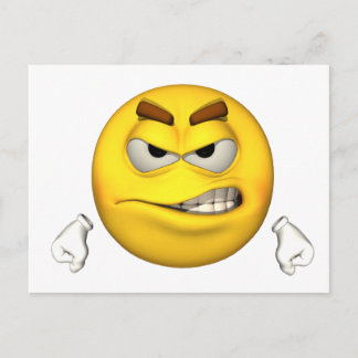 Emotion Guy - Angry Briefkaart