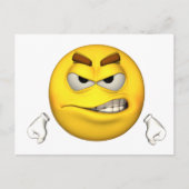 Emotion Guy - Angry Briefkaart (Voorkant)