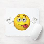 Emotion Guy - Tongue Out Mousepad Muismat (Met muis)