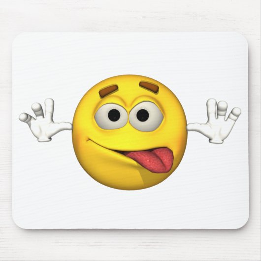 Emotion Guy - Tongue Out Mousepad Muismat (Voorkant)