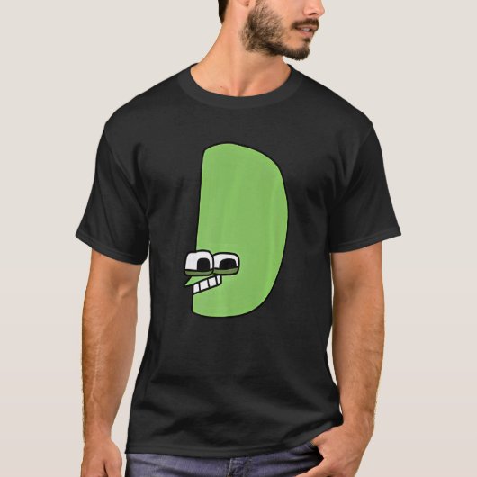 Emotion Letter D Alphabet Lore T-shirt (Voorkant)