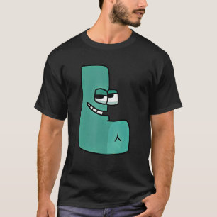 emotion Letter L Alphabet Lore voor jongens, meisj T-shirt